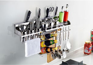 卡贝厨房置物架 304不锈钢免打孔收纳，厨房整洁与效率的双赢之选